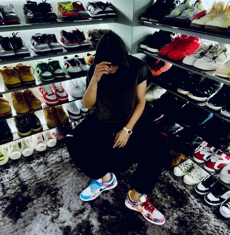 羅志祥在IG曬鞋。翻攝羅志祥IG