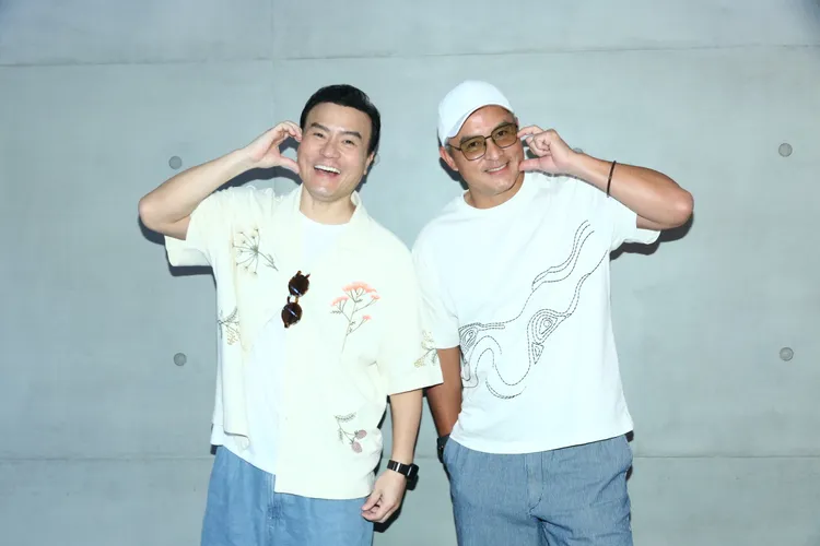 李銘忠（左）希望可以得到哥哥李銘順的肯定。攝影中心攝