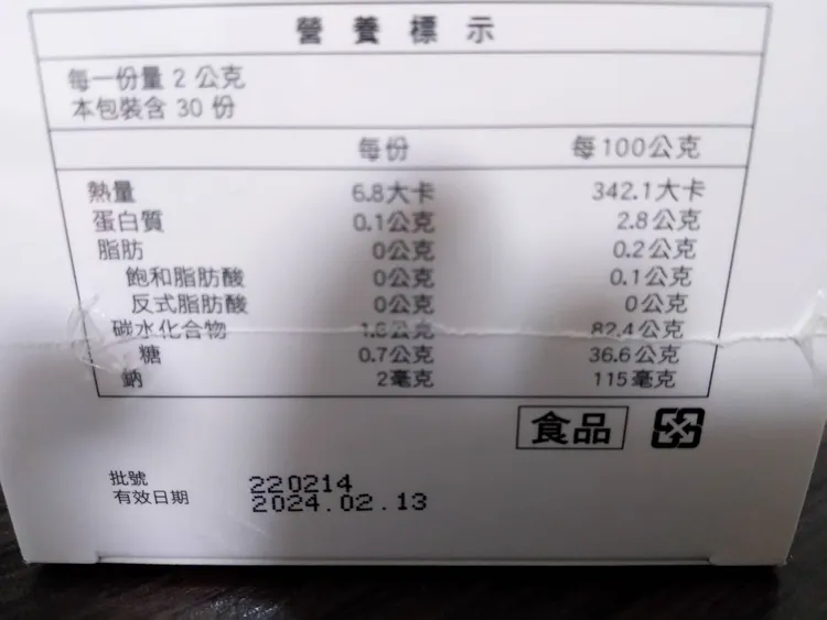盒身清楚標明有效期限到2024年2月13日，而呂小姐購買是在今年4月。投訴者提供