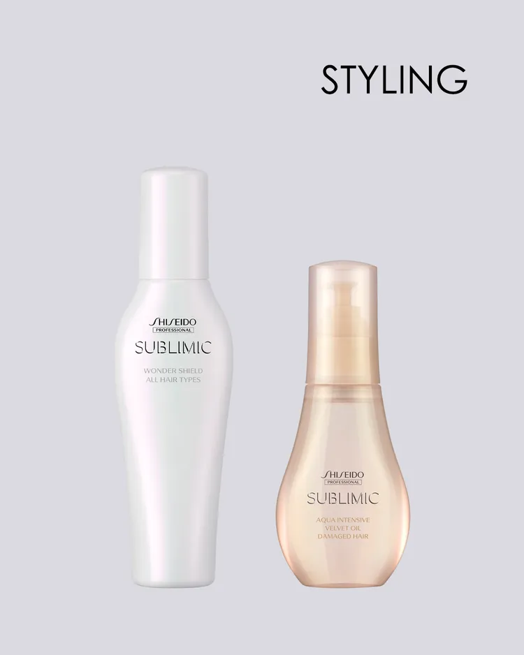 資生堂全效完美防護精露（左）125ml／1800元、盈潤新生絲絨晶露（右）100ml／1400元。品牌提供