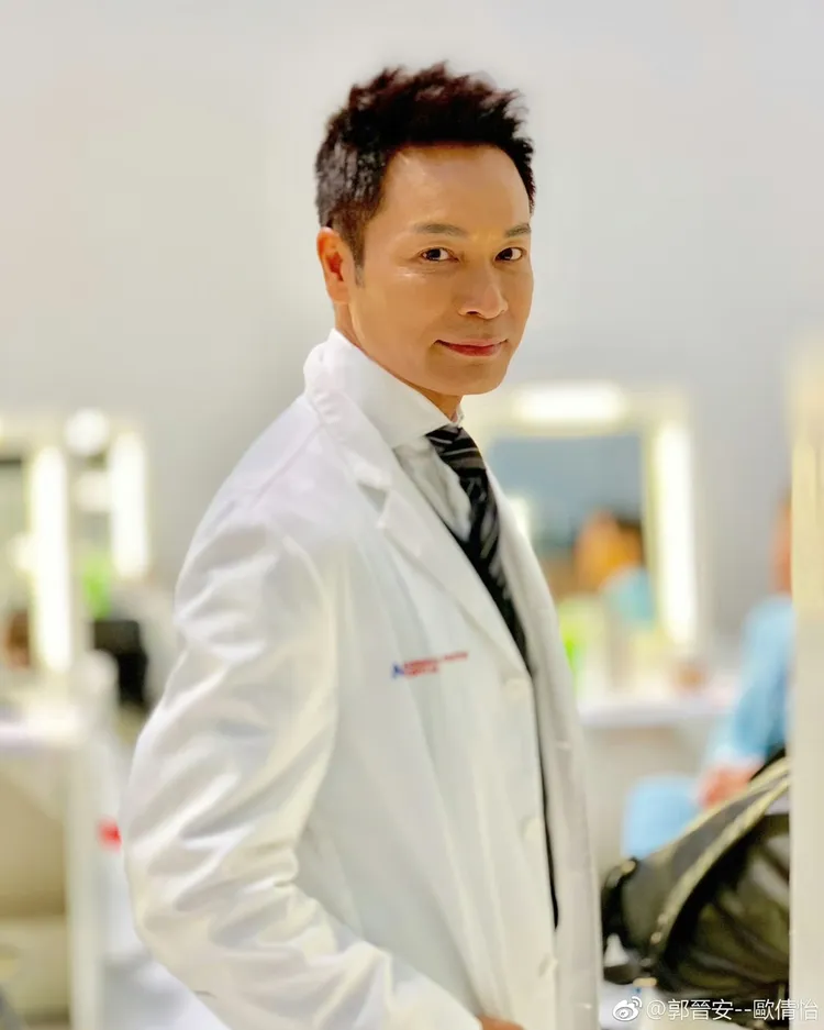 郭晉安演出《白色強人》。翻攝郭晉安微博