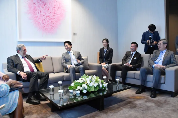 金石城是蔣萬安上任來第一個締結的姐妹市。北市府提供