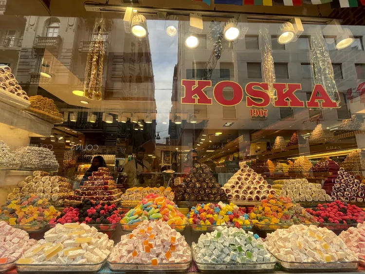 琳琅滿目的土耳其軟糖，口味多元。SH攝