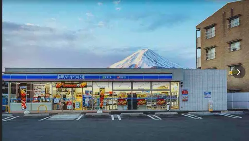 日本LAWSON便利商店成拍富士山景點 總公司致歉祭對策