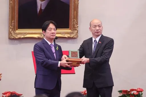 恭喜賴清德、蕭美琴就任正副總統! 韓國瑜大讚:見證民主新猷