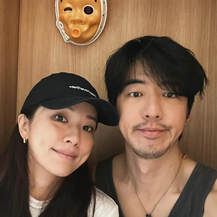 傅孟柏與美女經紀人愛情修成正果。翻攝傅孟柏臉書