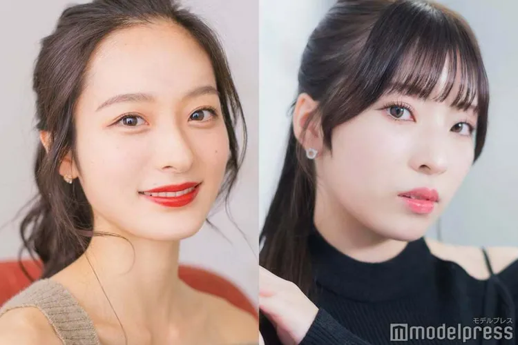 明采與妹妹知采（右）。翻攝自modelpress