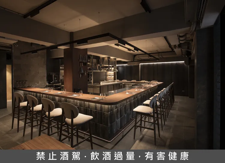 SKY Lab板前吧台區 。業者提供