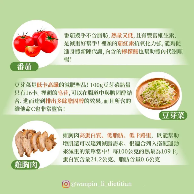 營養師李婉萍整理的「脂肪好怕你吃」6大食物。取自營養師李婉萍臉書粉專