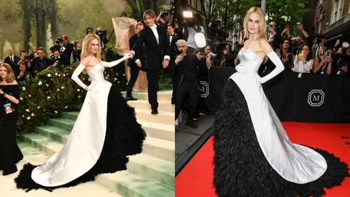 Met Gala|56歲妮可基嫚懷孕了? 黑白公主風這角度+動作驚呆粉絲