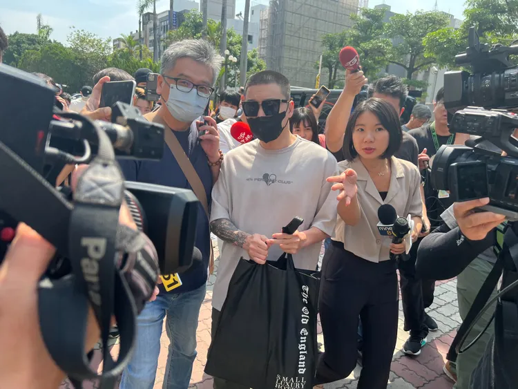 Toyz今天入監服刑。鮮明攝