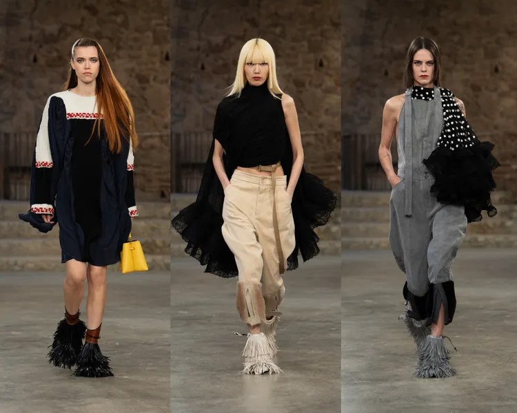 LV 2025早春女裝系列。品牌提供