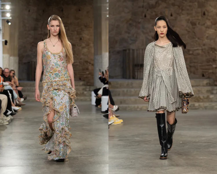 LV 2025早春女裝系列。品牌提供