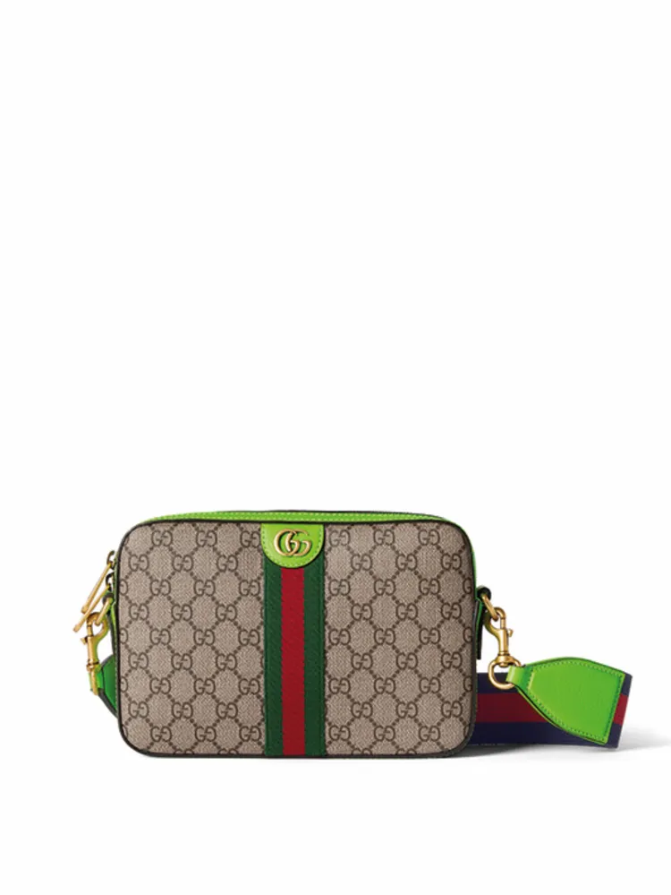 GUCCI螢光小型肩背包，5萬300元。品牌提供