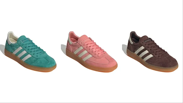 adidas Originals x Sporty & Rich Handball Spezial，各4290元。品牌提供