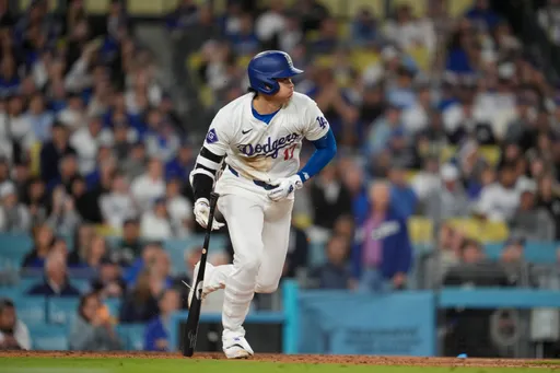 大谷翔平雙盜壘加10局下追平安打 道奇11局向勇士說再見