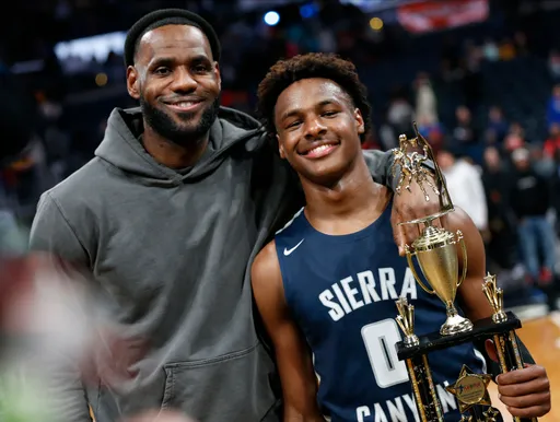 驚！美名記爆料詹姆士放棄和兒子同隊打NBA夢想
