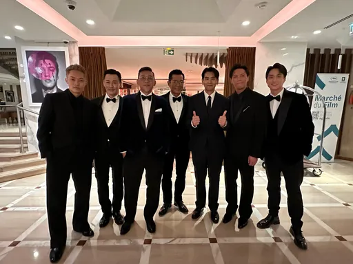 彭于晏现身香港之夜 坎城同框古天乐