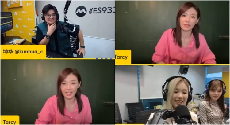 蘇慧倫直播沒開濾鏡洩真面目。翻攝Mediacorp YES 933臉書