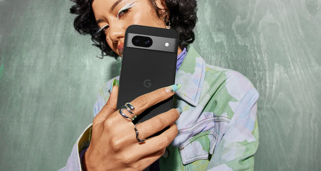 Pixel 8a曜石黑版本提供256GB儲存空間選項。Google提供。