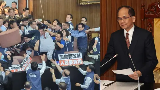 立院內耗讓國際訝異！游錫堃「古稀老人心痛」沉重寫下26字