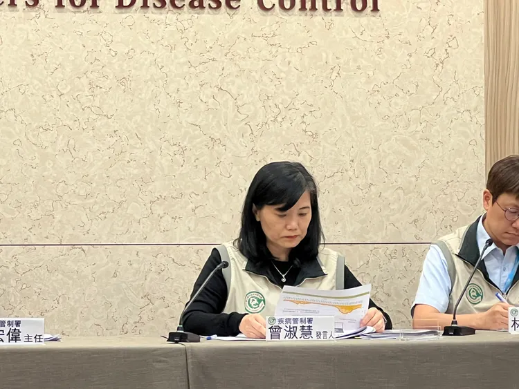 疾管署發言人曾淑慧。記者黃泓哲攝