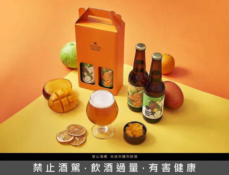 凱撒飯店連鎖X啤酒頭釀造夏遊酒食旅行趣聯名禮盒。業者提供