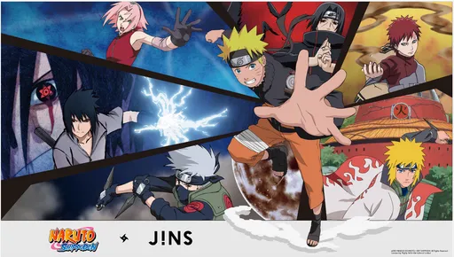 JINS熱血跨界　「火影忍者疾風傳系列眼鏡」登場