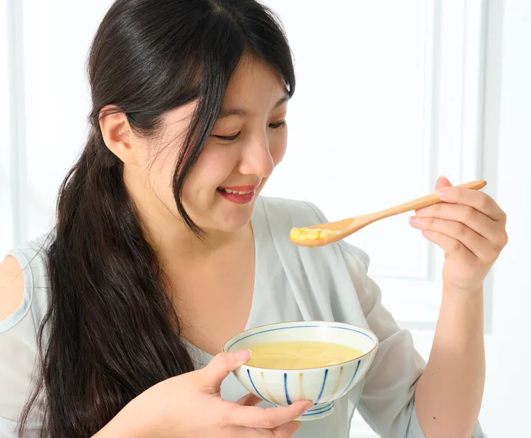 ▲終於找到在家DIY玉米濃湯的方法了，以後想喝多少就喝多少（笑～