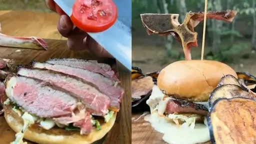 野外料理也能超奢華 汪星人緊盯畫面超香