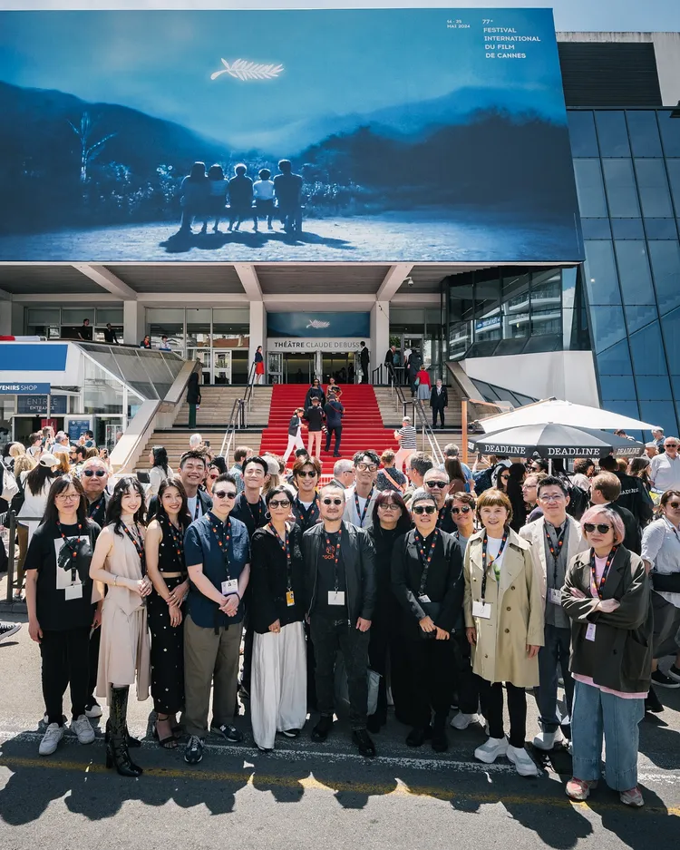 「金馬前進坎城」計畫中的五部電影劇組前往坎城。金馬執委會提供