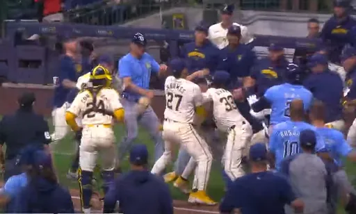 球迷就爱大场面！酿酒人、光芒无视裁判上演全武行