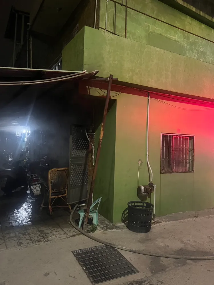 民宅於凌晨2點時傳出火警。讀者提供