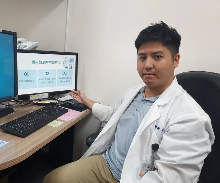 腎臟內科醫師羅翊中。院方提供