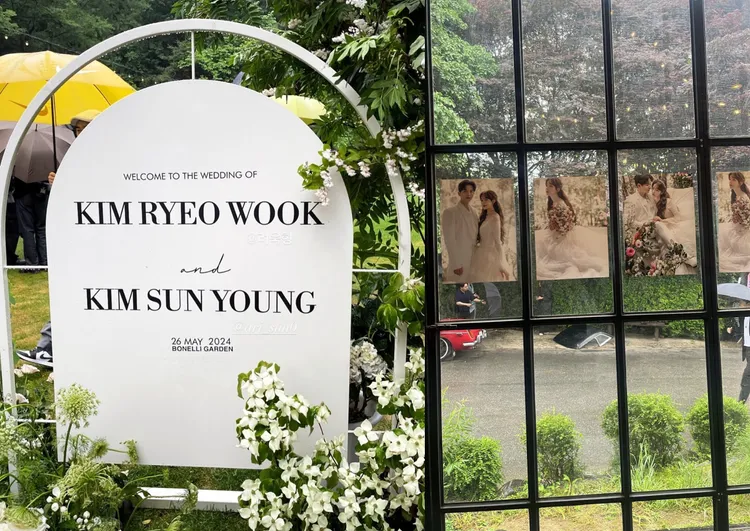 厲旭與Ari今天在首爾Bonelli Garden舉行婚禮。翻攝IG