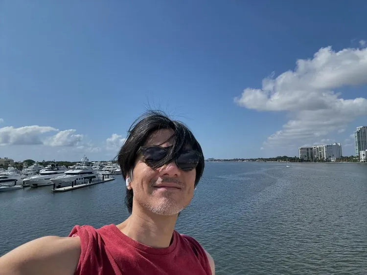 舒淇的老公馮德倫人正在美國。翻攝馮德倫IG