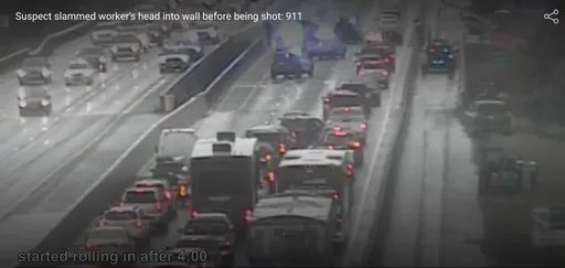 美國華盛頓州高速公路爆衝突 手持鐵鎚男子亂敲人頭被州警察射死