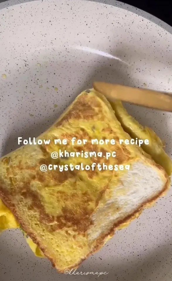 蛋生菜吐司讓你早餐元氣滿滿。IG @kharisma.pc 提供