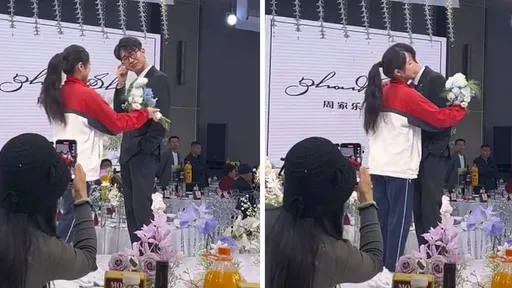 「馬尾校服新娘」暴紅!婚禮1舉動惹哭新郎 網友淚讚:是真愛