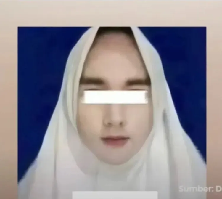 新娘平時會穿著穆斯林裝扮。X