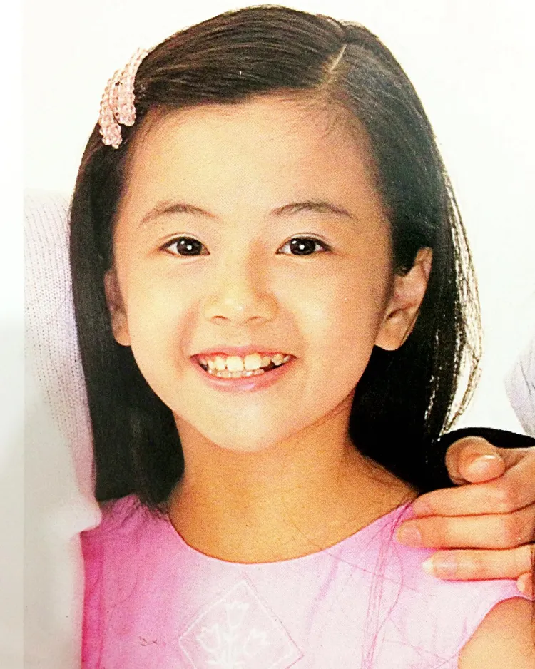 「最美童星」楊佩潔小時候模樣相當可愛。翻攝楊佩潔臉書