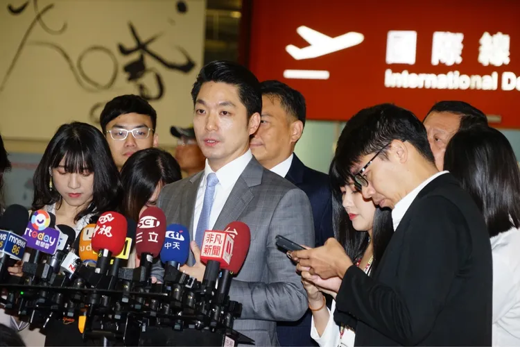 台北市長蔣萬安出訪日本東京，並在市長峰會上將發表專題演講。北市府提供