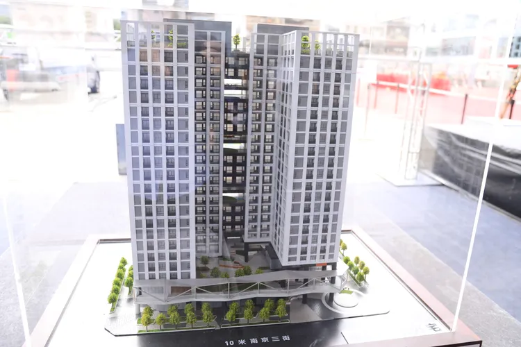 干城好宅規劃地下4層地上21層，位於台中火車站商圈。市府提供