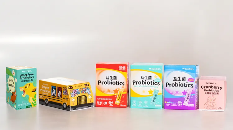 2024年曾寶儀與美國威德合作計畫擴大，代言「威德益生菌產品全系列」。（圖／美國威德提供）