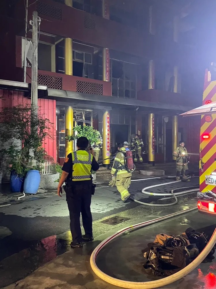 警方到場展開調查。讀者提供