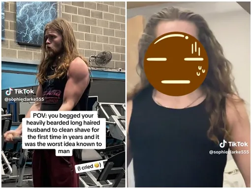 從索爾變仙氣公主 求老公剃掉鬍鬚她後悔了