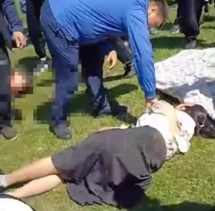 女學童被撞傷。翻攝自太陽報