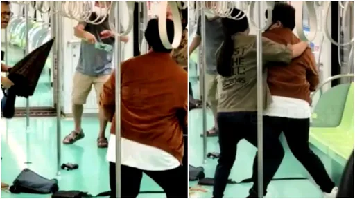 Cheap讚中捷「10大英雄」!長髮哥全程肉搏、傘哥狂鎚 台中人:別亂惹我們