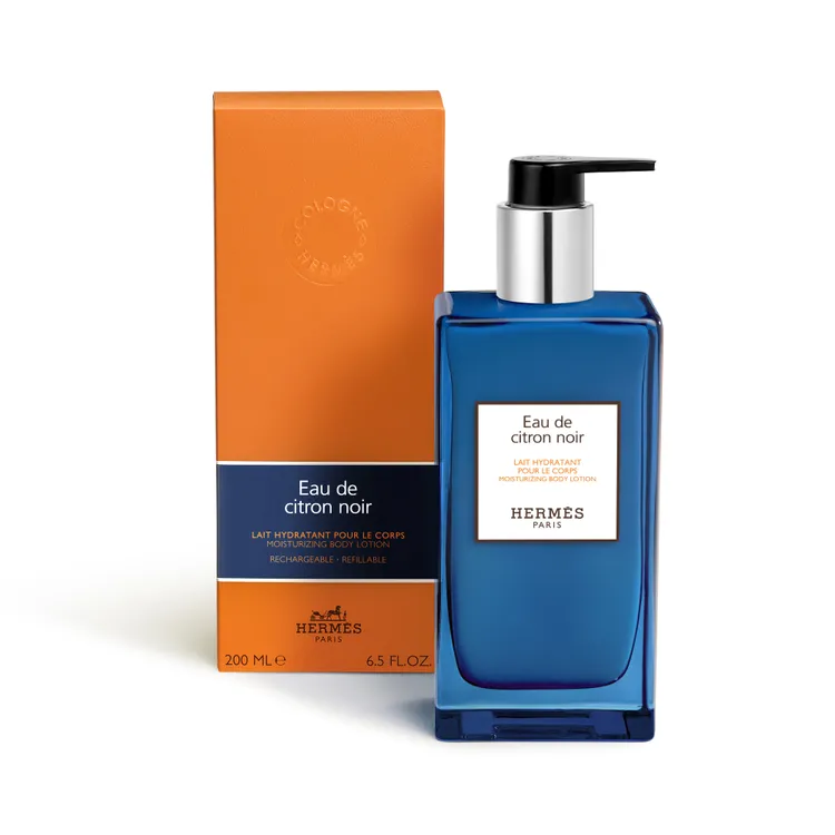 愛馬仕黑檸檬身體保濕潤膚乳，200ml／3190元。品牌提供