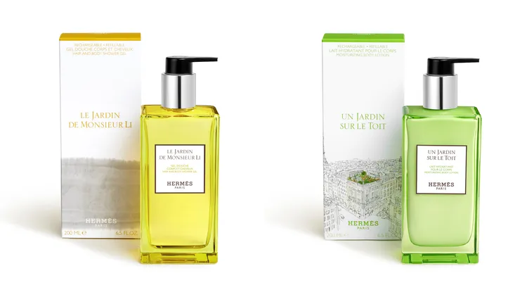 花園系列二合一洗髮沐浴乳200ml／2830元、補充裝200ml／1730元；身體保濕潤膚乳200ml／3190元。品牌提供